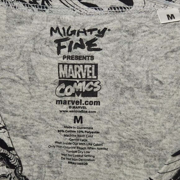 Marvel Comics V-Neck Short Sleeve Tee Shirt - Picture 6 of 8